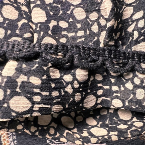 VTG📌 Glam Fringed Flapper Style Dress with Short Sleeves - Picture 13 of 15